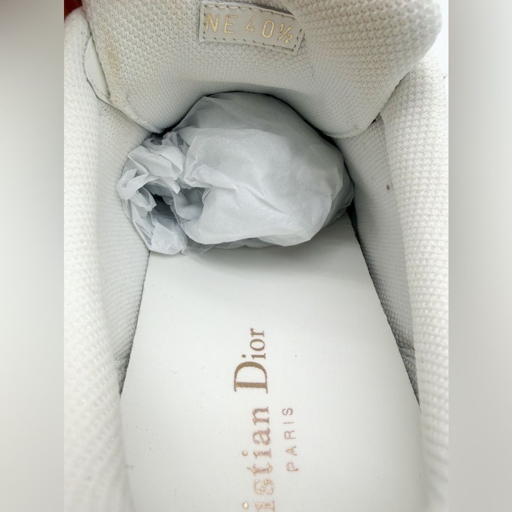 Christian Dior Dior-ID Clear Rubber Platform Sneakers White & Deep Blue EU 40.5 - Picture 6 of 14